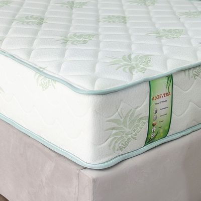 Aloe Vera Pocket Spring Single Mattress - 120x200x25 cm - With 7-Year Warranty