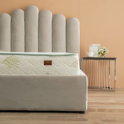 Aloe Vera Pocket Spring Queen Mattress - 150x200x25 cm - With 7-Year Warranty