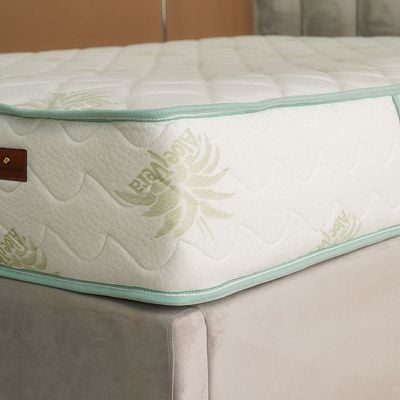 Aloe Vera Pocket Spring Queen Mattress - 150x200x25 cm - With 7-Year Warranty