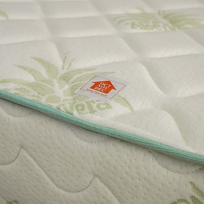 Aloe Vera Pocket Spring Queen Mattress - 150x200x25 cm - With 7-Year Warranty