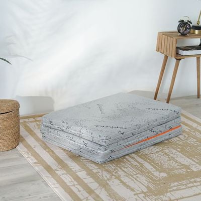 Houston Tri-Fold Single Mattress - 180x90x6 cm- Graphene 