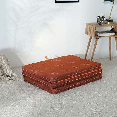 Houston Tri-Fold Single Mattress - 180x90x6 cm - Copper