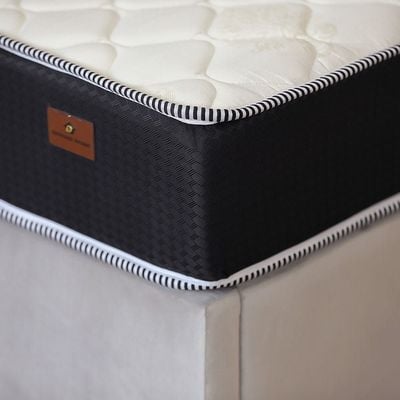Isleep Bonnel Spring Mattress With 1 Pillow - 90x190x21 cm - With 5-Year Warranty