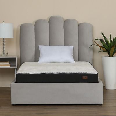 Isleep Bonnell Spring Reversible Mattress with 1 Pillow - 90x190x21 cm - With 5-Year Warranty