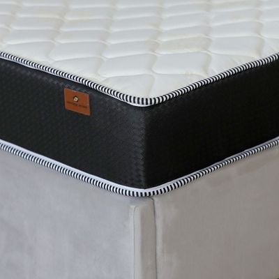 Isleep Bonnell Spring Reversible King Mattress with 2 Pillows - 180x210x21 cm - With 5-Year Warranty