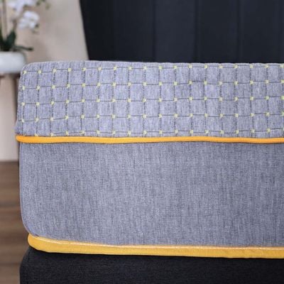 Smart Grid Memory Foam Pocketed Spring Mattress - 90x190x26 cm - With 10-Year Warranty