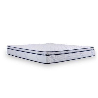 Freeze Cool Medicated King Mattress - White/Blue - 180x200x23cm - With 10-Year Warranty