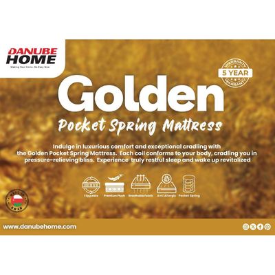 Golden Pocket Spring Mattress -  120 X 200  X 25Cm