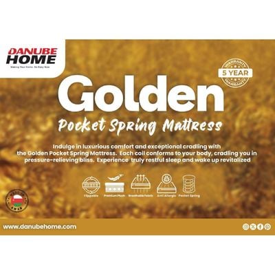 Golden Pocket Spring Mattress -  180 X 200  X 25Cm