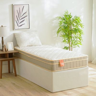 Super Natural Latex Pocket Spring Single Mattress - 120x200x25 cm - With 10-Year Warranty