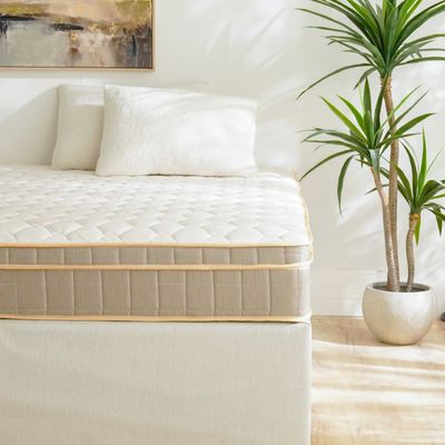 Super Natural Latex Pocket Spring Queen Mattress - 150x200x25 cm - With 10-Year Warranty