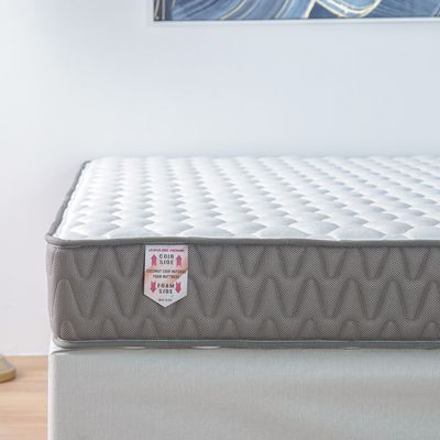 Coconut Coir Nautral With Hr Foam Both Side Useable Mattress - 180 X 200 X 22 Cm