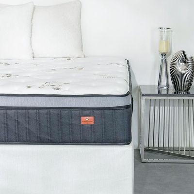 Cotton Pocket Spring Euro Top Single Mattress - 90x190x30 cm - With 10-Year Warranty