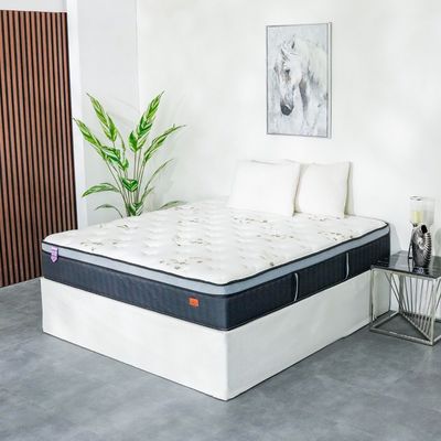 Cotton Pocket Spring Euro top Mattress  - 160 x 200 x 30 cm