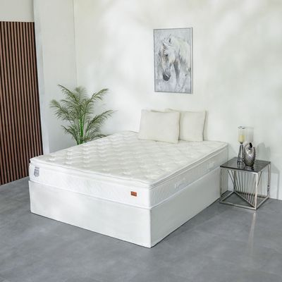 iMattress Im Pocket Spring Super King Mattress - 200x200x26 cm - Ntbox B-9H26 - With 15-Year Warranty  