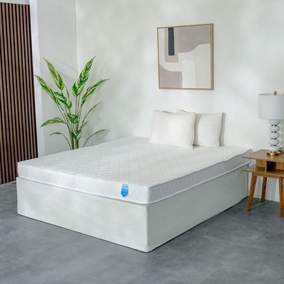 Orthopedic Medicated Firm Foam Reversible Queen Mattress - 150x200x15 cm - With 10-Year Warranty 