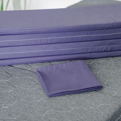 Flexible Single Foam Six Fold Travel Mattress With Pillowcase 3 Cm