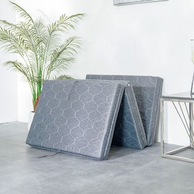 Zip Single Trifold Guest And Travel Foam Mattress 10 Cm