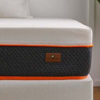 Water resistant Bonnell Spring Mattress with PU Coated Fabric with zip 90x190x23cm  