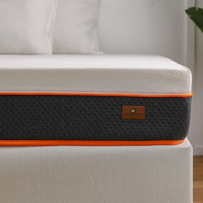 Water resistant Bonnell Spring Mattress with PU Coated Fabric with zip 180x200x23cm  