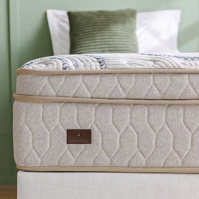 Gliter Visco Memory Foam & Latex Box Top Pocket Spring Mattress  90X200X30 Cm