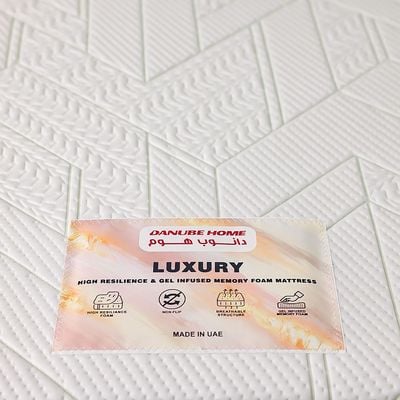 Luxury High Resilience foam Gel Infused Memory Foam Mattress with zip 120x200x30cm  