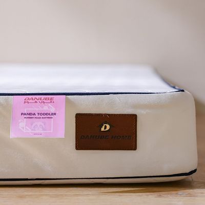 Panda Toddler Nursery Foam Mattress with zip chain 130X70X10Cm 