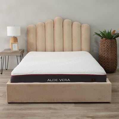 Aloe Vera Foam 7 Zone Pocket Spring Medium Firm Mattress 180x200 cm - With 5-Year Warranty