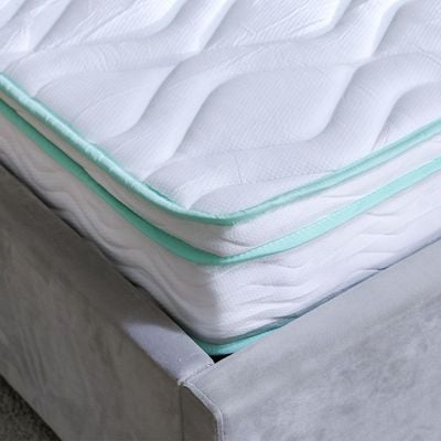 Cool Gel Memory Foam Bonnell Spring Medium Firm King Mattress 180x200x22 cm - With 5-Year Warranty