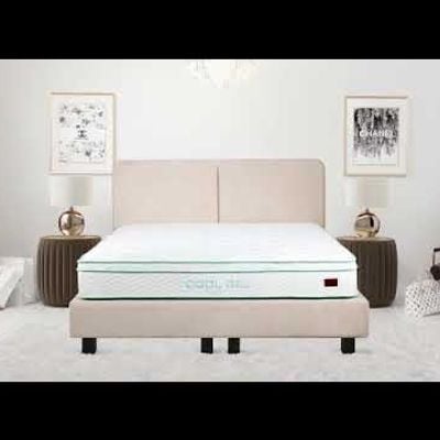 Cool Gel Memory Foam Bonnell Spring Medium Firm King Mattress 180x200x22 cm - With 5-Year Warranty