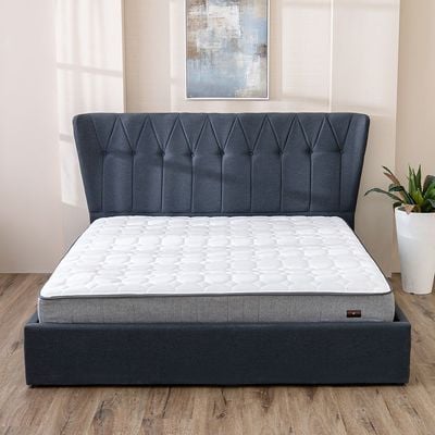 Natural Memory Foam with Pocket Spring Medium Firm King Mattress - 180x200x26 cm - With 5-Year Warranty