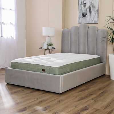 Charcoal foam with Pocket Spring Medium Firm Single Mattress - 90x190x25 cm - With 5-Year Warranty