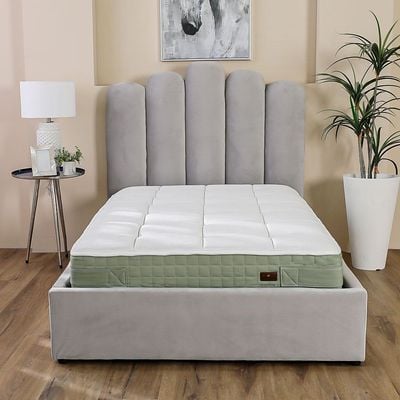 Charcoal foam with Pocket Spring Medium Firm Single Mattress - 90x190x25 cm - With 5-Year Warranty