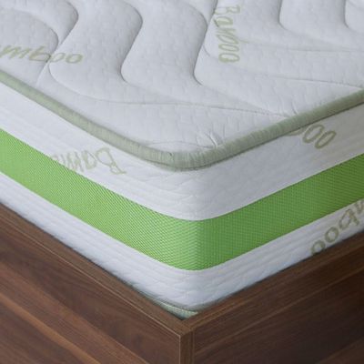 Bamboo Foam Queen Mattress - 150x200x24 cm - With 10-Year Warranty