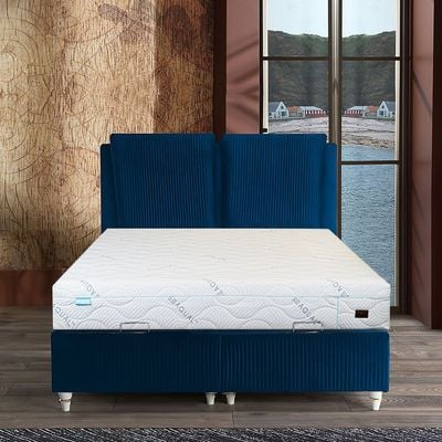 Seaqual Gel Memory Foam Queen Mattress - 150x200x25 cm - With 10-Year Warranty