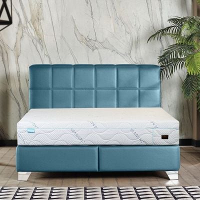 Seaqual Gel Memory Foam Queen Mattress - 150x200x25 cm - With 10-Year Warranty