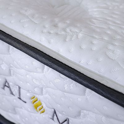 Aloe Vera Spinal Max Foam with Bonnell Spring Single Mattress - 90x190x25 cm - With 5-Year Warranty