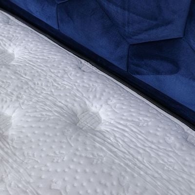 Aloe Vera Spinal Max Foam with Bonnell Spring Single Mattress - 90x190x25 cm - With 5-Year Warranty