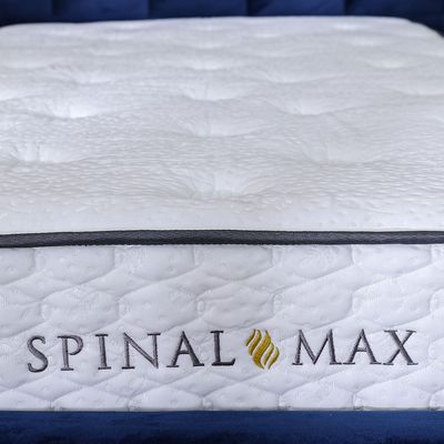 Aloe Vera Spinal Max Foam with Bonnell Spring Queen Mattress - 150x200x25 cm - With 5-Year Warranty