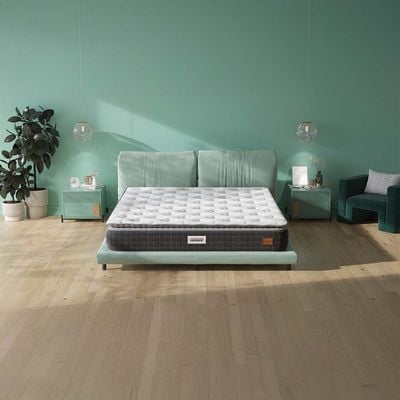 Dry/Soft Pillow Top 180x200 King Bed Mattress - With 2-Year Warranty