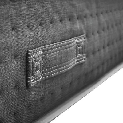 Layla Charcoal Memory Foam Pocket Spring Super King Mattress - Dark Grey - 200x200x32 cm - With 20-Year Warranty