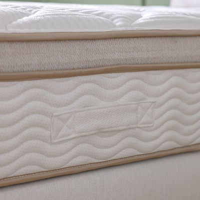 Ortho High Resilience Foam 7-Zone Latex Pocket Spring King Mattress - White - 180x200x30 - With 15-Year Warranty