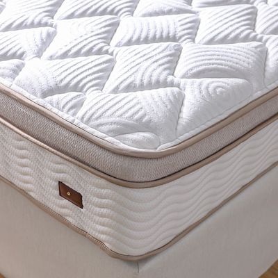 Ortho High Resilience Foam 7-Zone Latex Pocket Spring King Mattress - White - 180x200x30 - With 15-Year Warranty