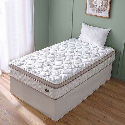 Ortho High Resilience Foam 7-Zone Latex Pocket Spring King Mattress - White - 180x200x30 - With 15-Year Warranty