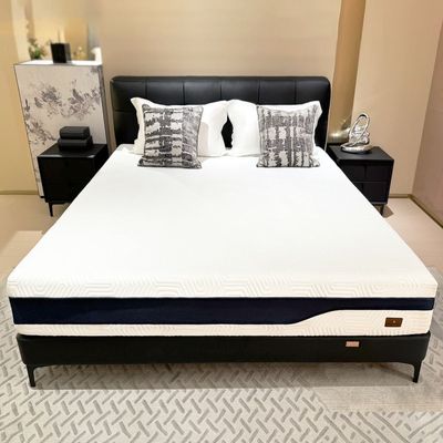 Heatless Reversible 7-Zone Hybrid Gel Memory Foam Single Mattress - White - 90x190x25 - With 15-Year Warranty