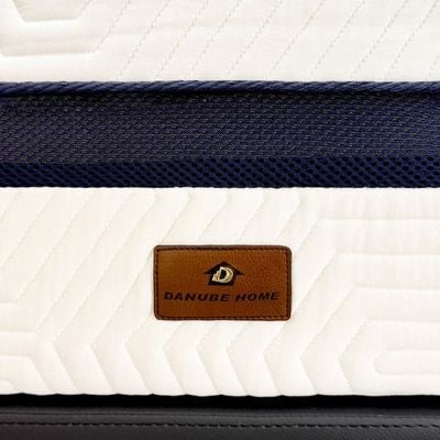 Heatless Reversible 7-Zone Hybrid Gel Memory Foam Single Mattress - White - 90x190x25 - With 15-Year Warranty