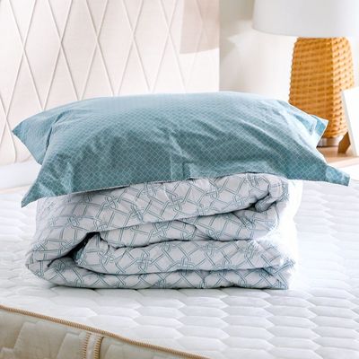 Bliss Melted Blue 3-Piece King Comforter Set 240x260 Cm Cloud Blue