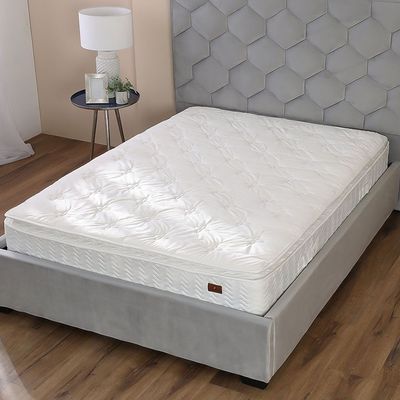 Mattress in a Box Pocket Spring Medium Soft Queen Mattress- 150x200x26 cm - With 10-Year Warranty