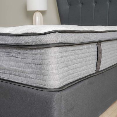 Cloud Gel Memory Foam with Pocket Spring Single Mattress - 90X190X28 cm - With 10-Year Warranty