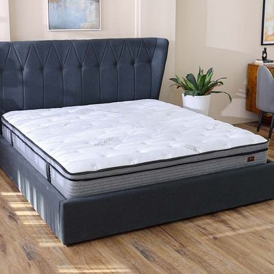 Cloud Gel Memory Foam with Pocket Spring Queen Mattress - 150X200X28 cm - With 10-Year Warranty